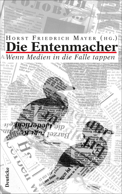 »Horst Friedrich Mayer: Die Entenmacher«, Buchumschlaggestaltung – Sachbücher